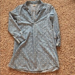 Old Navy shirt dress. Sz L